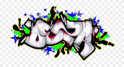 Clip Art Cool Art Design Alphabet - Graffiti Art - Png ...