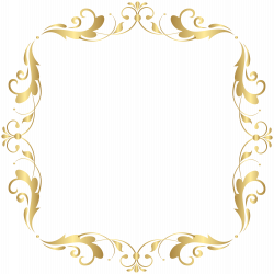 Deco Border Frame PNG Clip Art Image | Gallery Yopriceville - High ...