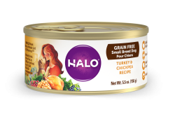 Halo Small Breed Grain Free Turkey and Chickpea Recipe for Dogs ...