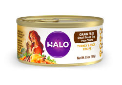 Halo Small Breed Grain Free Turkey and Duck Recipe for Dogs | Halo ...