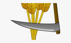 Grains Clipart Wheat Farming - Middle Ages Peasant Tools ...