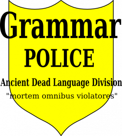 Grammar Police Latin Clip Art at Clker.com - vector clip art online ...