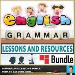 ENGLISH GRAMMAR LESSONS AND RESOURCES BUNDLE