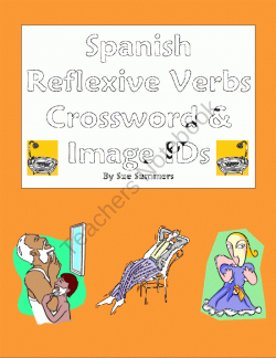 Spanish Reflexive Verbs Crossword 18 Words and 11 Image IDs from Sue ...