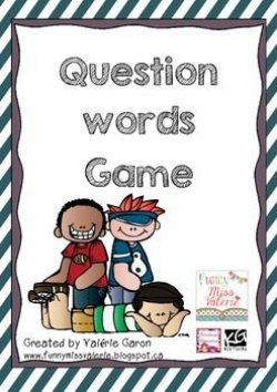 Question Words Game #1 | Classroom | Word games, Words, Word ...