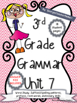 3rd Grade Grammar Unit 7 Word Skills