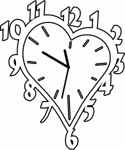Clock Coloring Page #1483