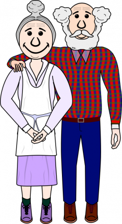 Clipart - Old Couple
