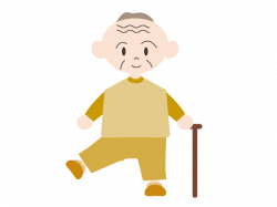 With a cane | Grandfather | Illustration free | Family clip art ...