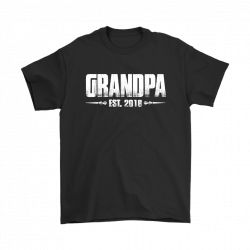 Grandpa EST. 2018 New Grandpa T Shirts | Pinterest | Grandpa gifts ...