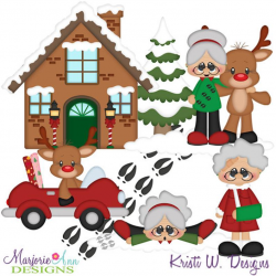 Grandma & The Reindeer EXCLUSIVE Clipart-Instant Download-Digital  Clipart-grandma-christmas-reindeer-grandma got run over