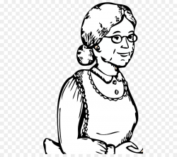 Grandma Clipart Black And White & Clip A #129736 - PNG ...