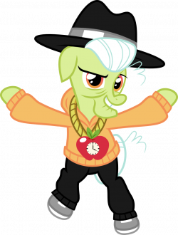 1081534 - artist:punzil504, bipedal, clothes, fedora, granny smith ...