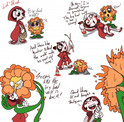 Hilda is always wearing red so I got this idea :v | cuphead ...