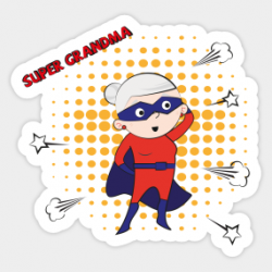 Super Grandma Stickers | TeePublic