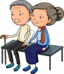 iCLIPART - Clip Art Illustration of Older People Sitting on ...