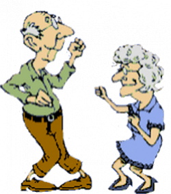 Fafa Ec Cc Grandparents Dancing Animated Dancing Granny Clipart