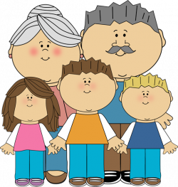 Grandparents and Grandchildren Clip Art Image | CLIPART ...