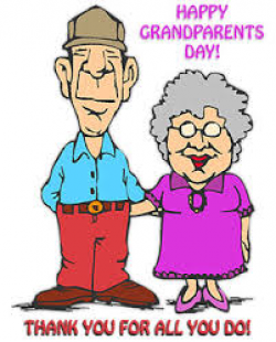 Happy grandparents day thank you for all you do old couple ...
