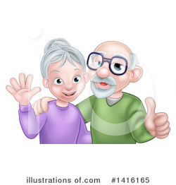 Grandparents Clipart #1416165 - Illustration by AtStockIllustration