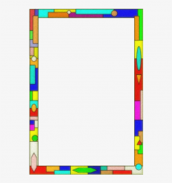 Stained Glass Border - Grandparents Clipart Borders - Free ...