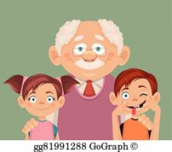 Grandchildren Clip Art - Royalty Free - GoGraph