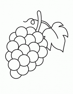 Free Grapes Coloring Page, Download Free Clip Art, Free Clip ...