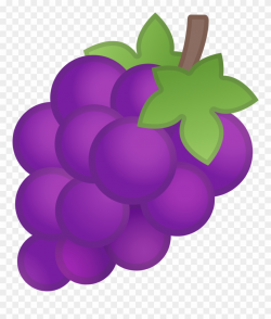 Open - Grape Emoji Clipart (#783612) - PinClipart