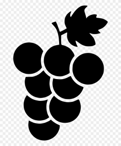 Healthy Grapes Fruits Fresh Slice Wine Svg - Wine Grapes ...