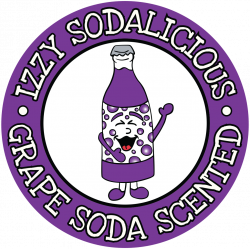 Grape Soda Whiffer Sticker Scratch & Sniff Stickers (Izzy ...