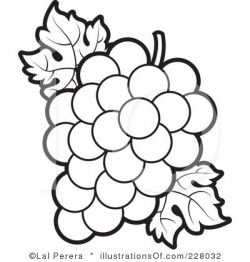 Grape clipart black and white 2 » Clipart Station
