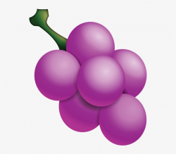 Grape Clipart Purple Color - Grape Emoji Png PNG Image ...