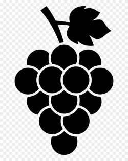Png File Svg - Black And White Grape Png, Transparent Png ...