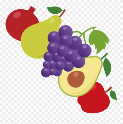 Grapes Clipart Purple Apple - Png Download (#3169072 ...