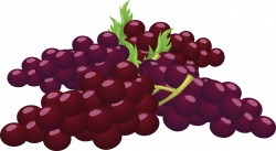 Clipart - Food Bunch Of Grapes