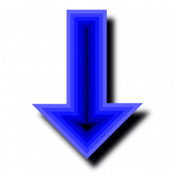 Public Domain Clip Art Image | Illustration of a blue arrow | ID ...
