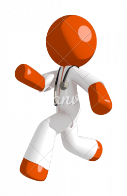 Orange Man Doctor Running or Chasing or Escaping - Photos by Canva
