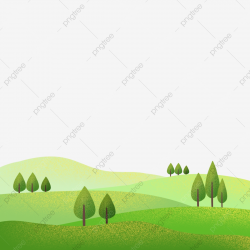 Simple Wind Mountain Grassland Scenery Png Free Map, Hand ...