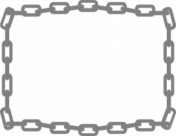 Chain | Free Stock Photo | Illustration of a blank frame border of ...
