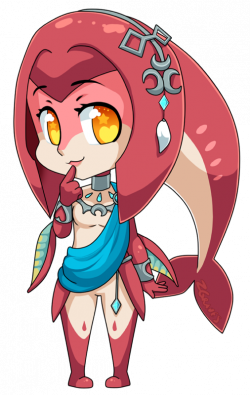 Mipha Breath of the Wild Chibi by Z-Graves on DeviantArt