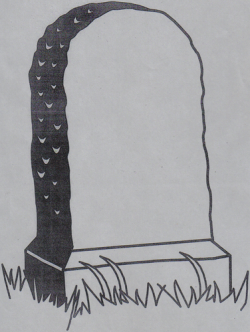 Blank Headstone Template for Writing Character Epitaphs ...