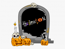 28 Collection Of Halloween Gravestones Clipart - Spooky ...