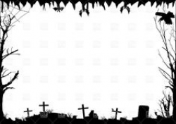 Graveyard Border Cliparts 8 - 235 X 166 - Making-The-Web.com