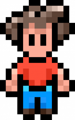 Clipart - Pixel Character