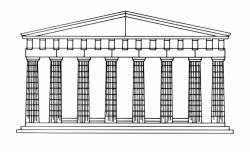 Pillar Transparent Greece Ancient - Greek Architecture Doric ...