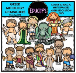 Greek Mythology Characters Clip Art Bundle {Educlips Clipart ...