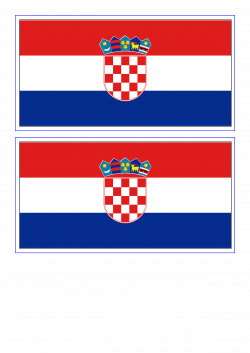Croatia Flag - Free Printable Croatia Flag | templates | Pinterest ...