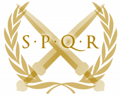 This picture represents my love of history. S.P.Q.R is the initials ...