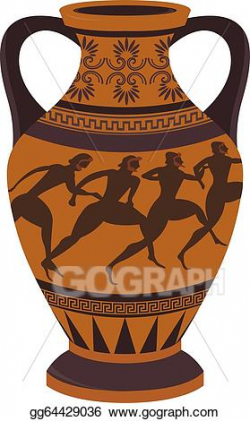 Vector Art - Greek vase. Clipart Drawing gg64429036 - GoGraph