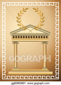 Vector Illustration - Antique greek background. EPS Clipart ...